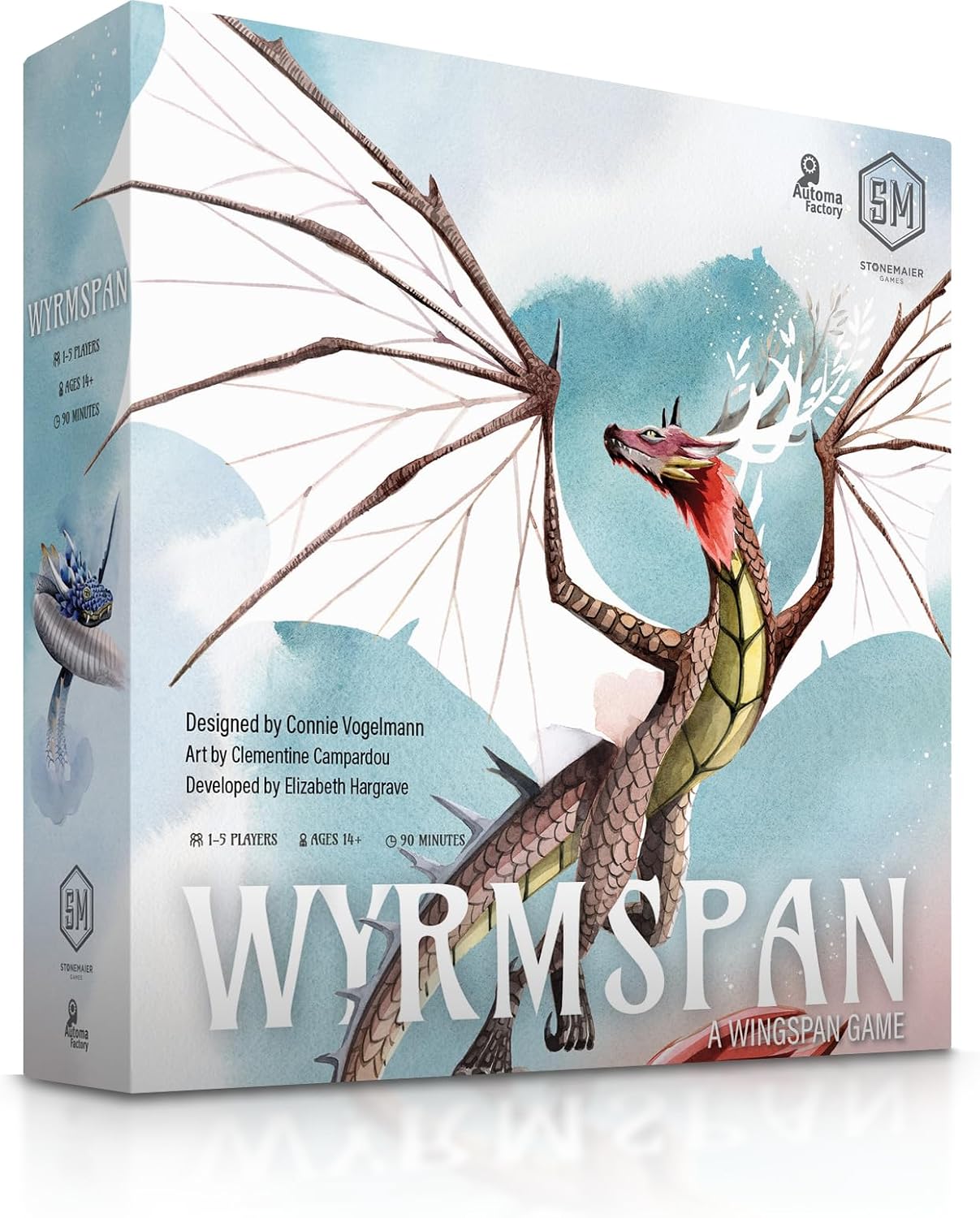 Stonemaier Games: Wyrmspan (Base Game) - Un juego de envergadura de...
