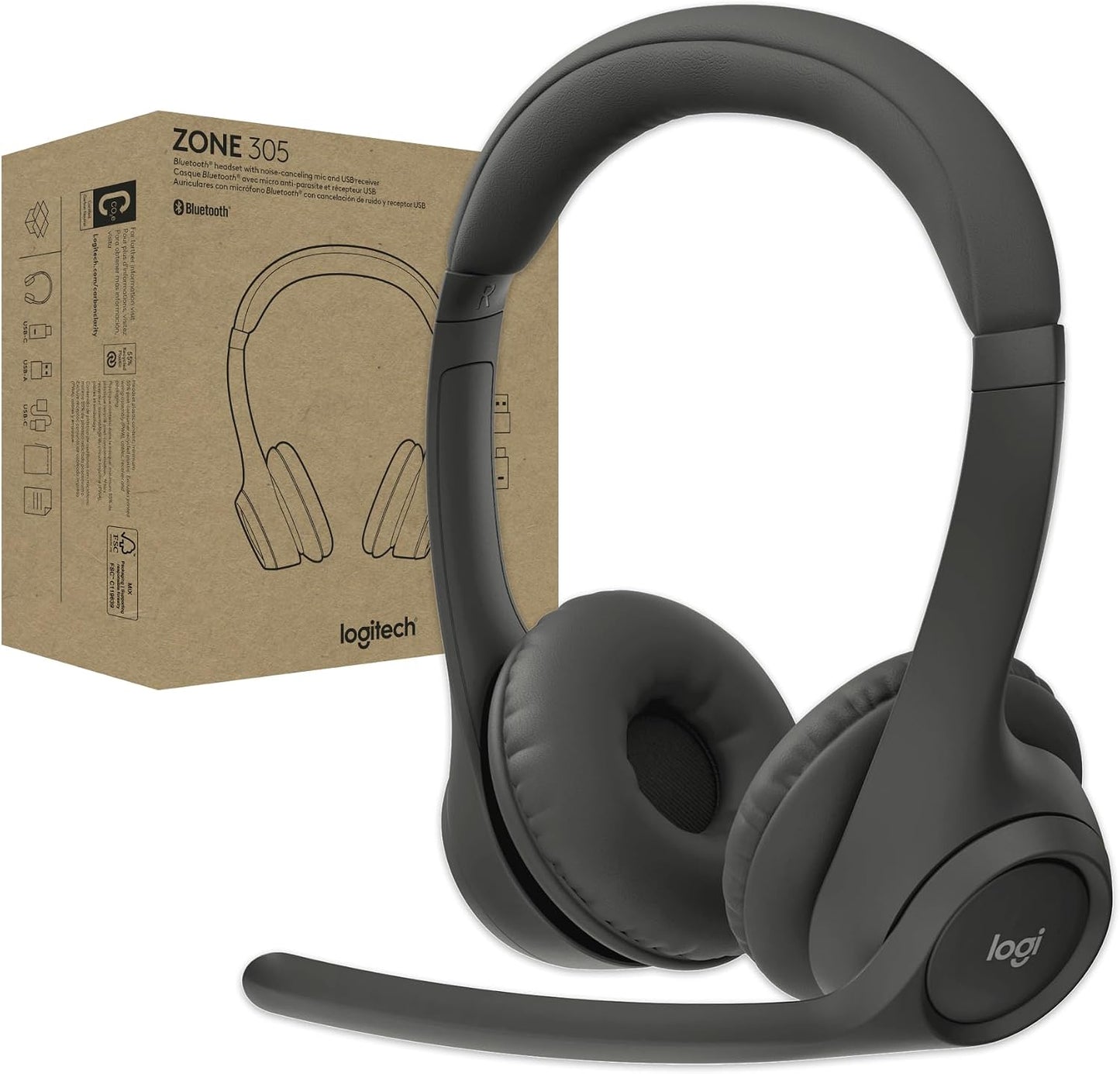 Logitech Zona 305 para auriculares Bluetooth inalámbricos empresari...