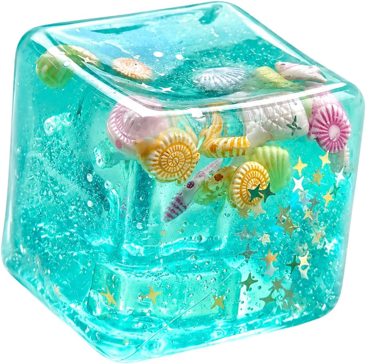 Cubo de hielo de gelatina suave, alivio sensorial del estrés para l...