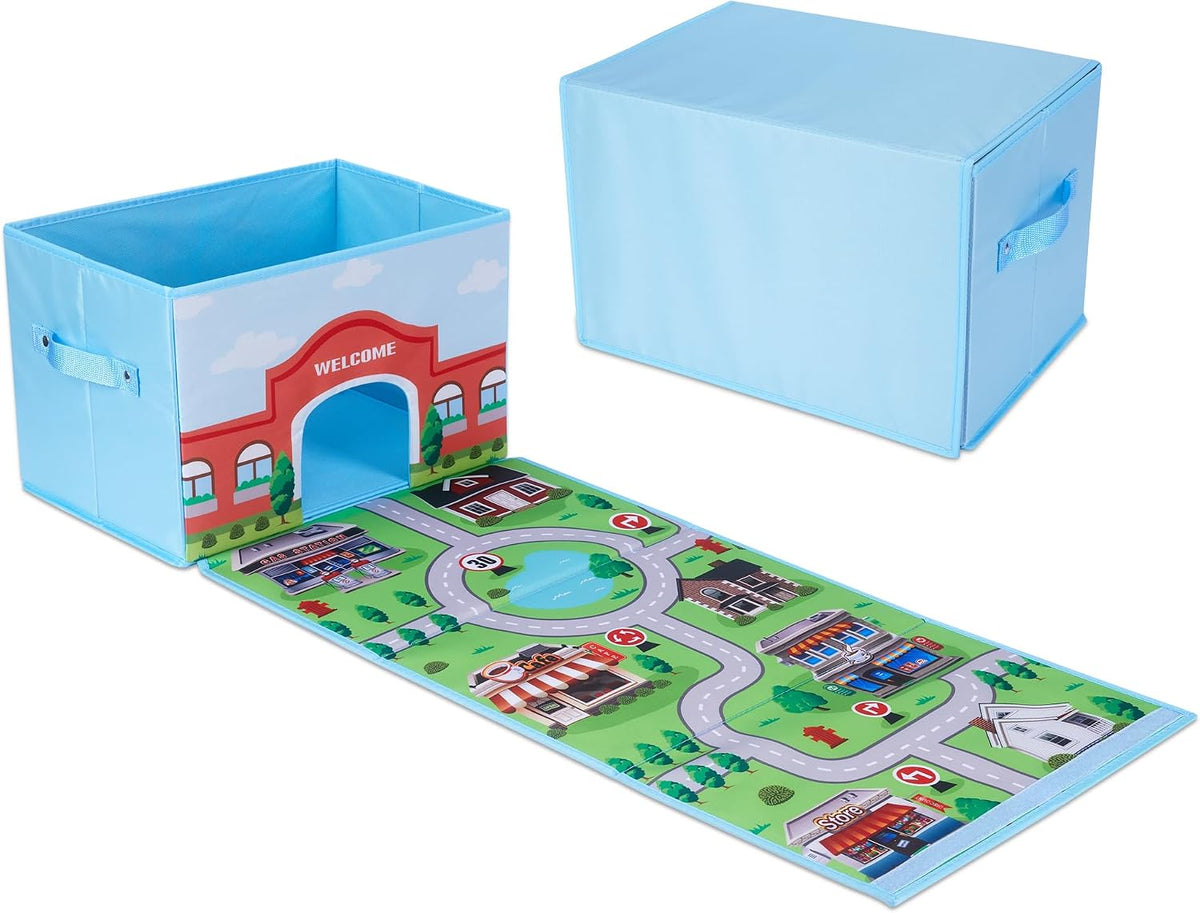 SAM AND MABEL Caja de Almacenamiento de Juguetes para Coches de Jug...