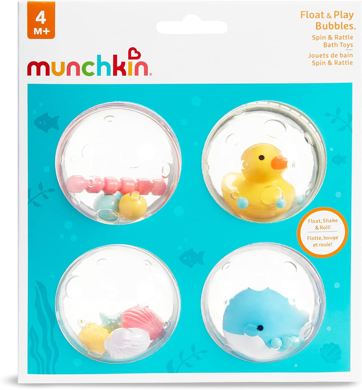 Munchkin® Float &amp; Play Bubbles™ - Juguete de baño para bebés y...