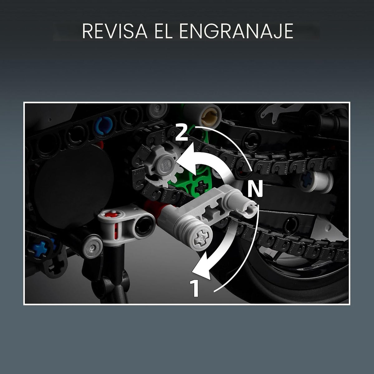 LEGO Technic Kawasaki Ninja H2R Moto Juguetes de Construcción para...