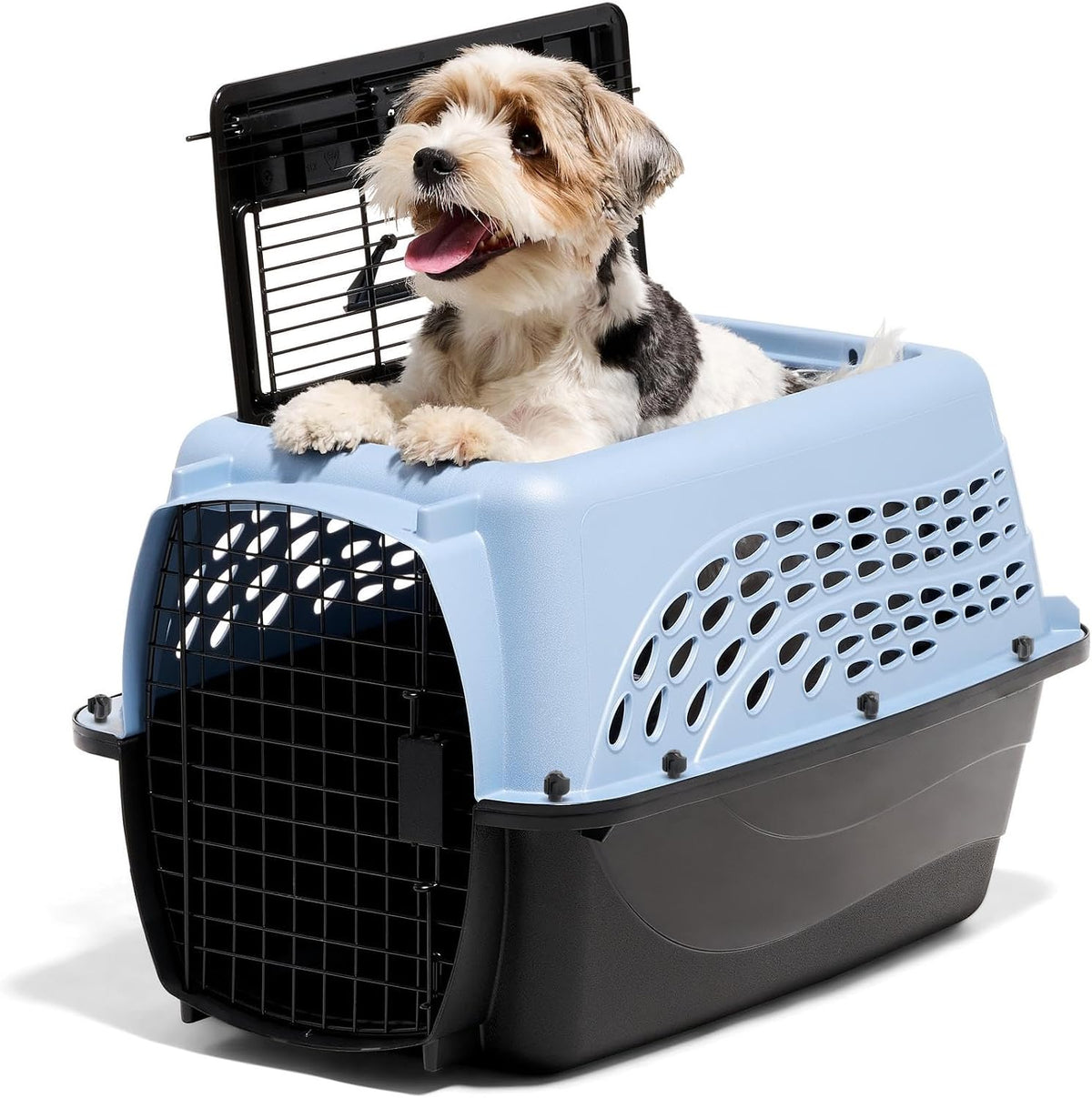 Petmate Caseta para mascotas de 24 pulgadas con carga superior de d...