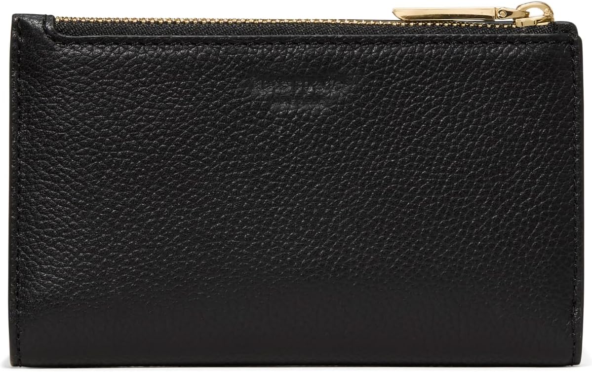 kate spade new york Cartera plegable de cuero con guijarros Deco, N...
