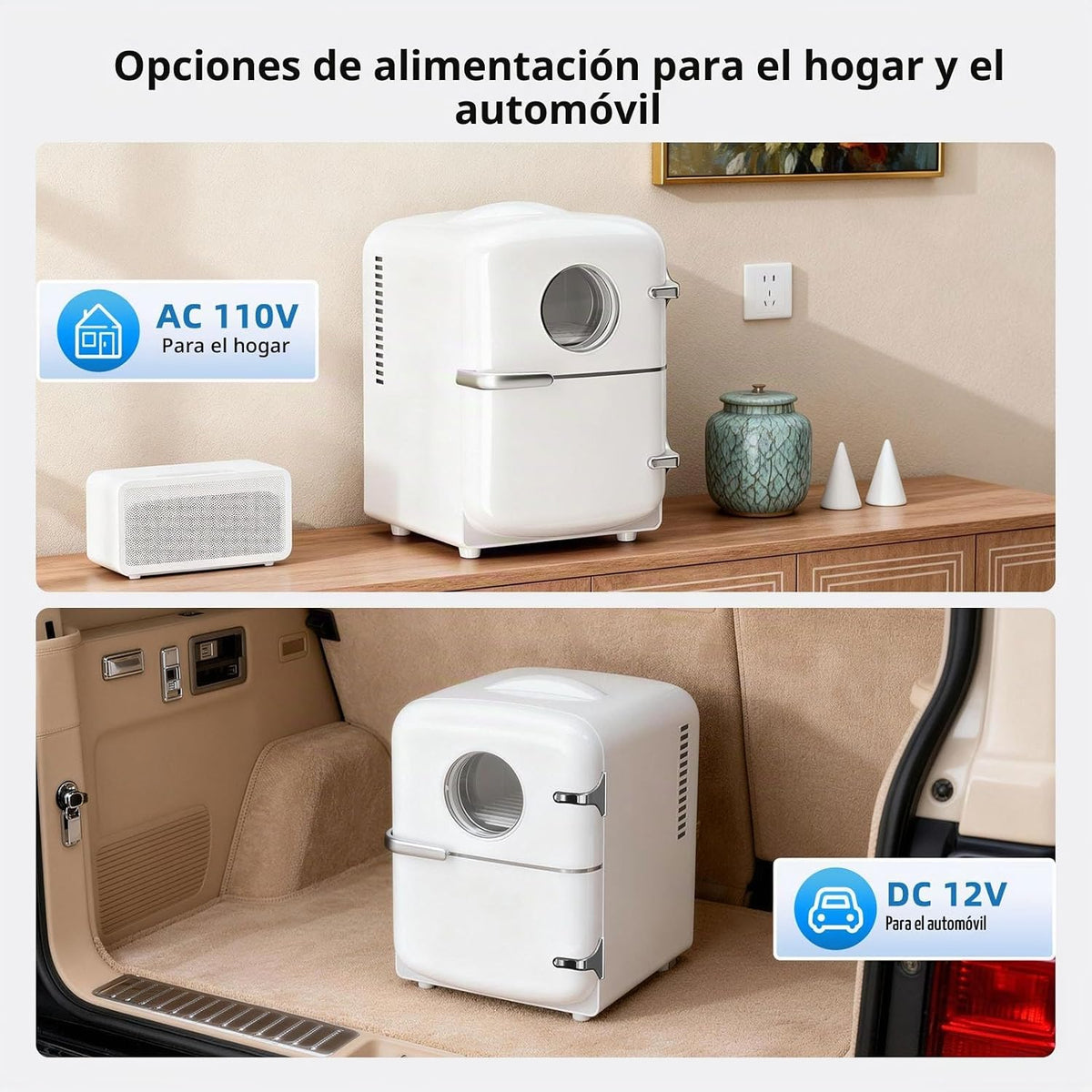 Antarctic Star Mini nevera, capacidad de 4 litros\/6 latas, refrige...