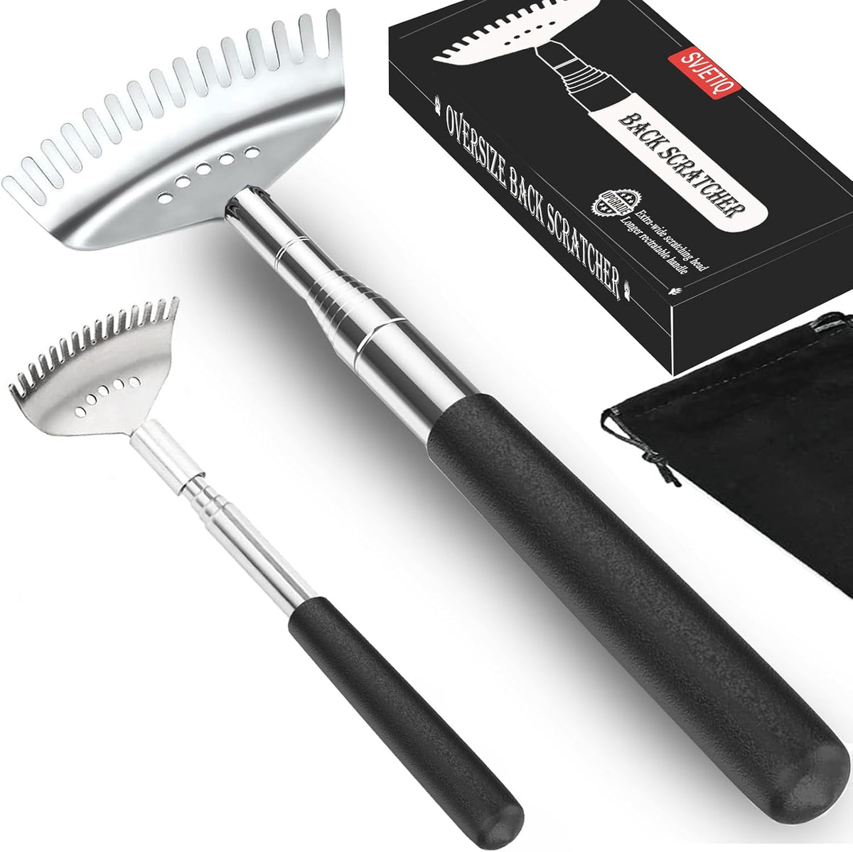 Svjetiq Rascador de Espalda Extensible Extra Grande para Hombres Mu...