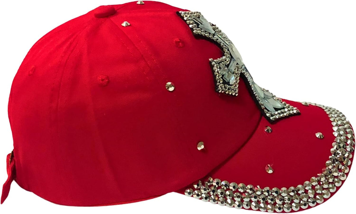 Popfizzy Bedazzled - Sombrero de cruz para mujer, sombrero de diama...