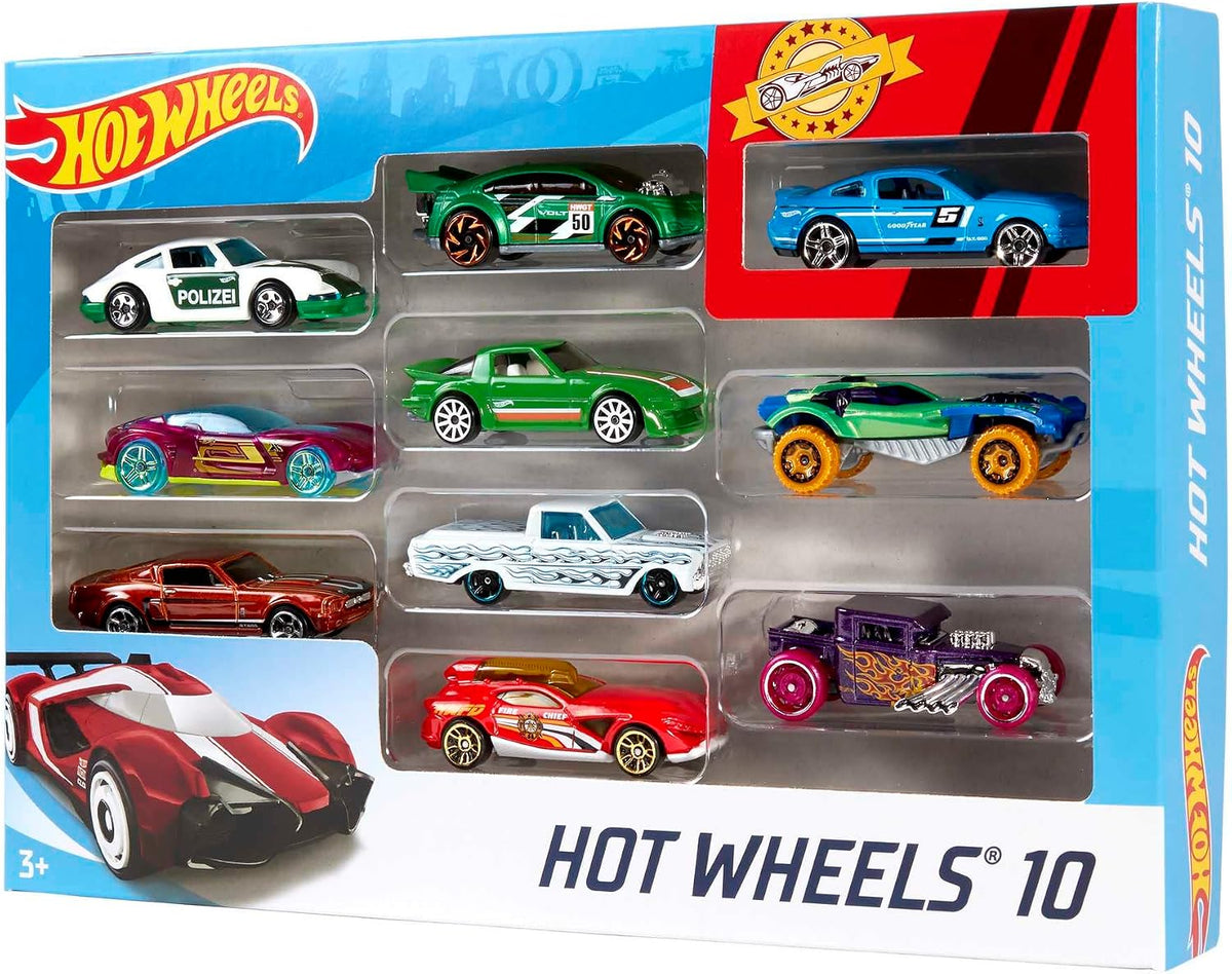 Hot Wheels Paquete de 10 (los estilos pueden variar) | Paquete múlt...