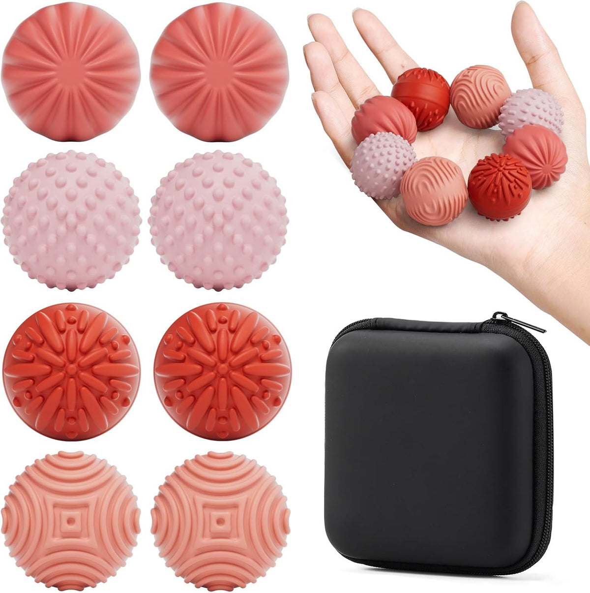 Bolas magnéticas de silicona luckdoor, juguetes para inquietos para...
