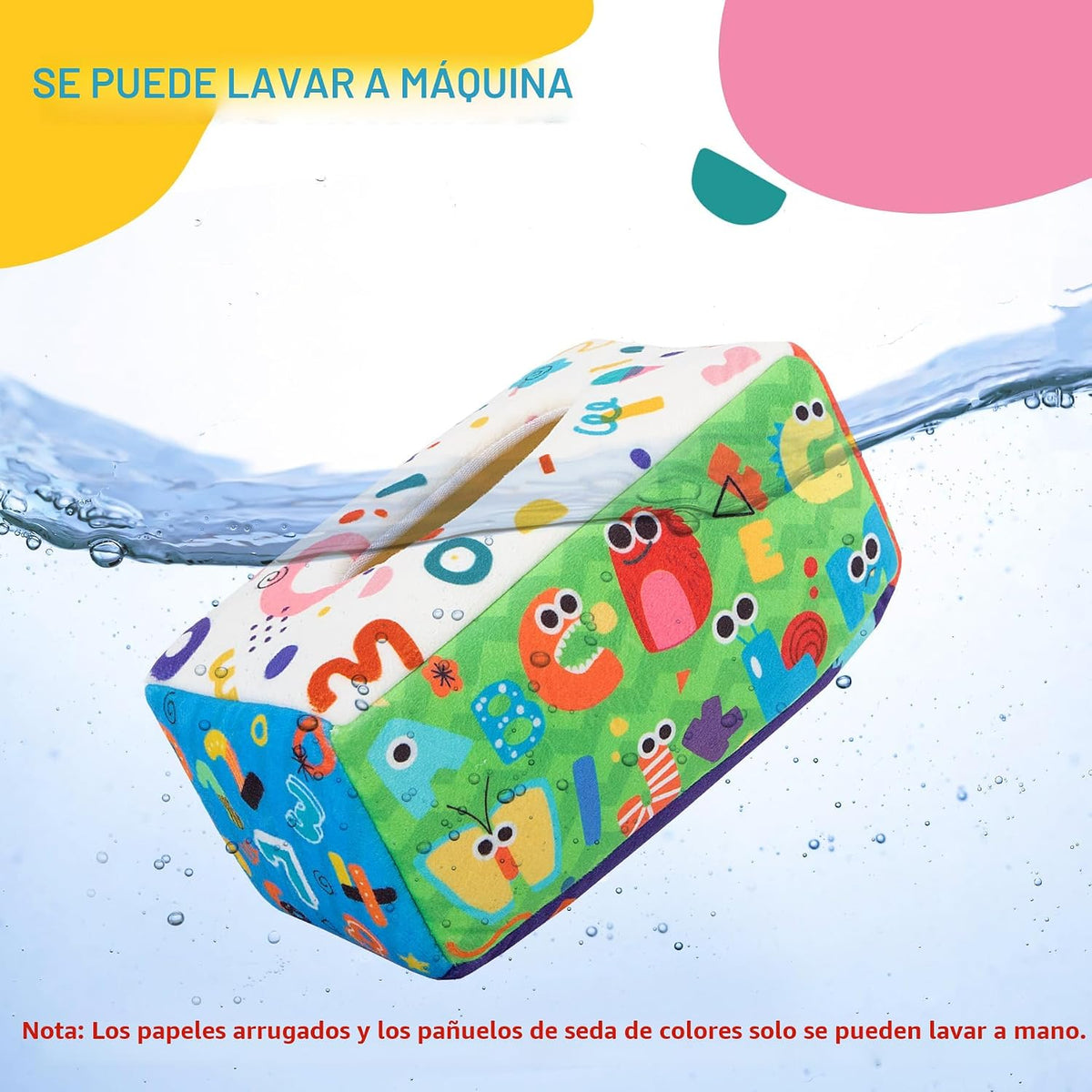 URMYWO Caja de pañuelos de bebé juguete - Juguetes Montessori para...