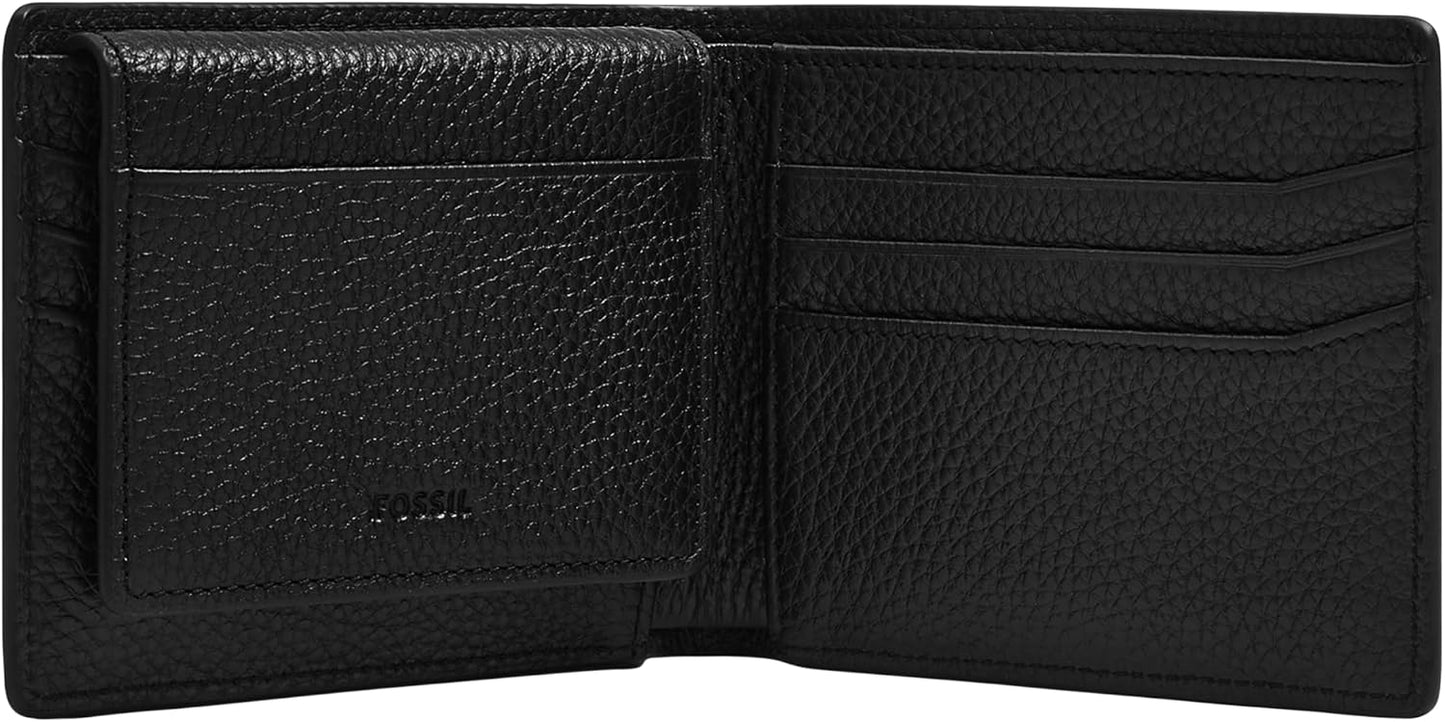 Fossil Cartera para hombre, Huntington Cartera de cuero para hombre...