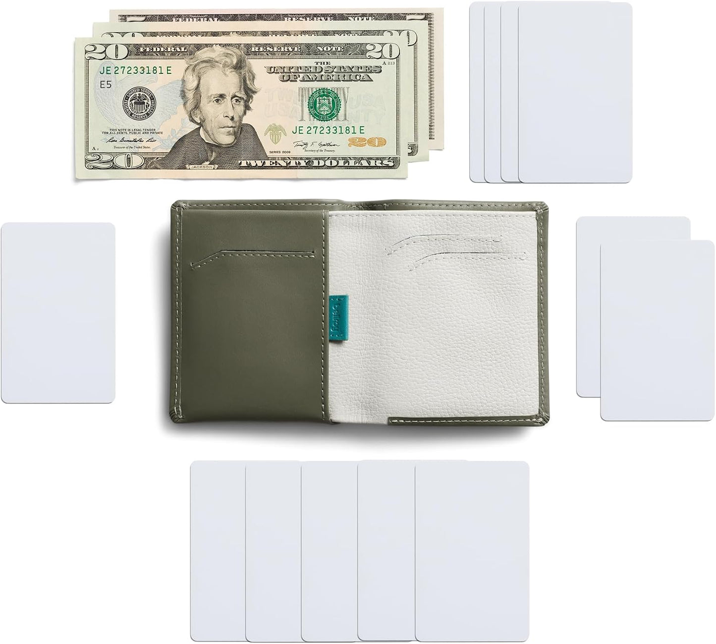 Bellroy Note Sleeve, ediciones RFID disponibles, billetera de cuero...
