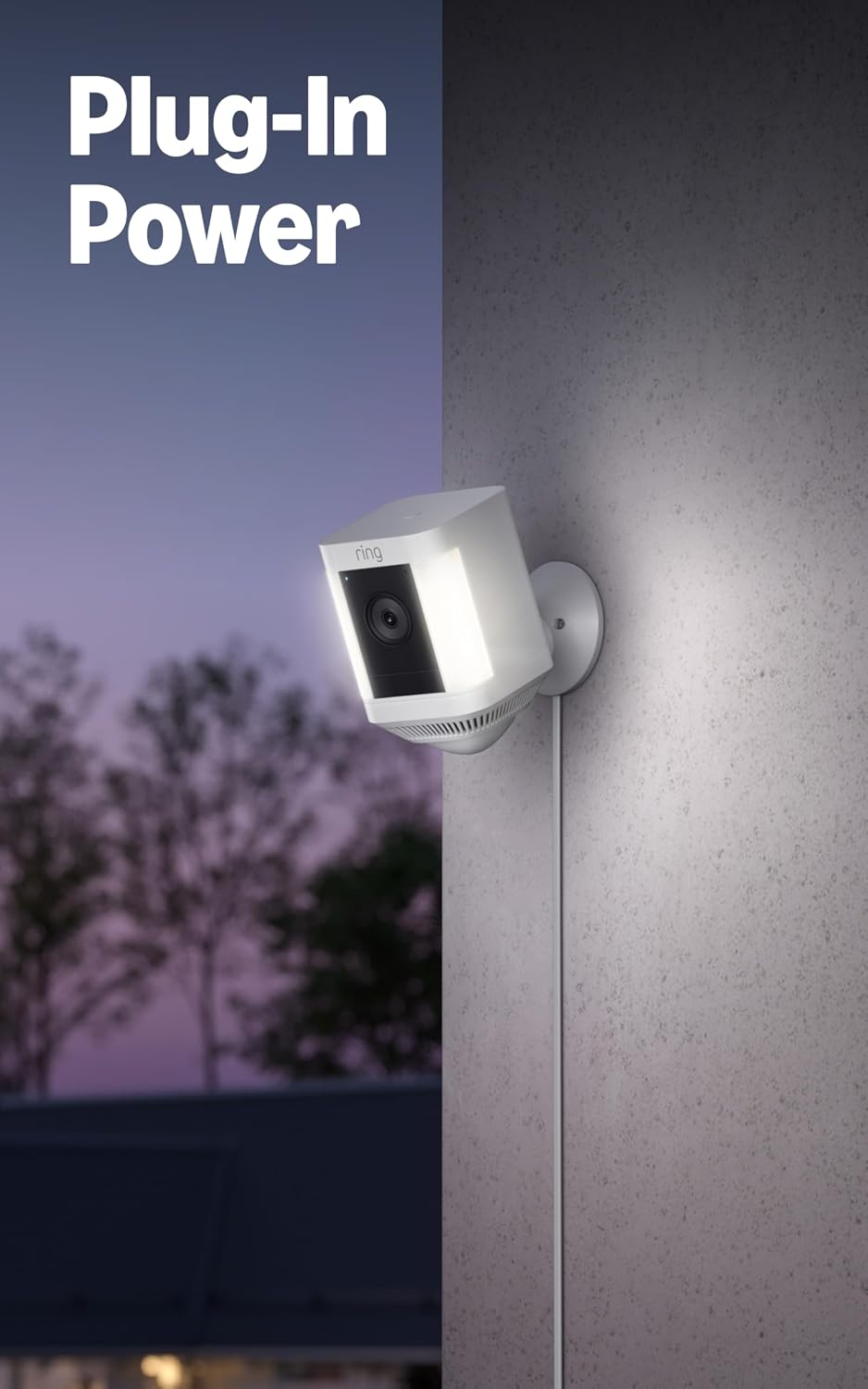 Cámara con luz de enfoque inalámbrica Ring Plus: seguridad para tu...
