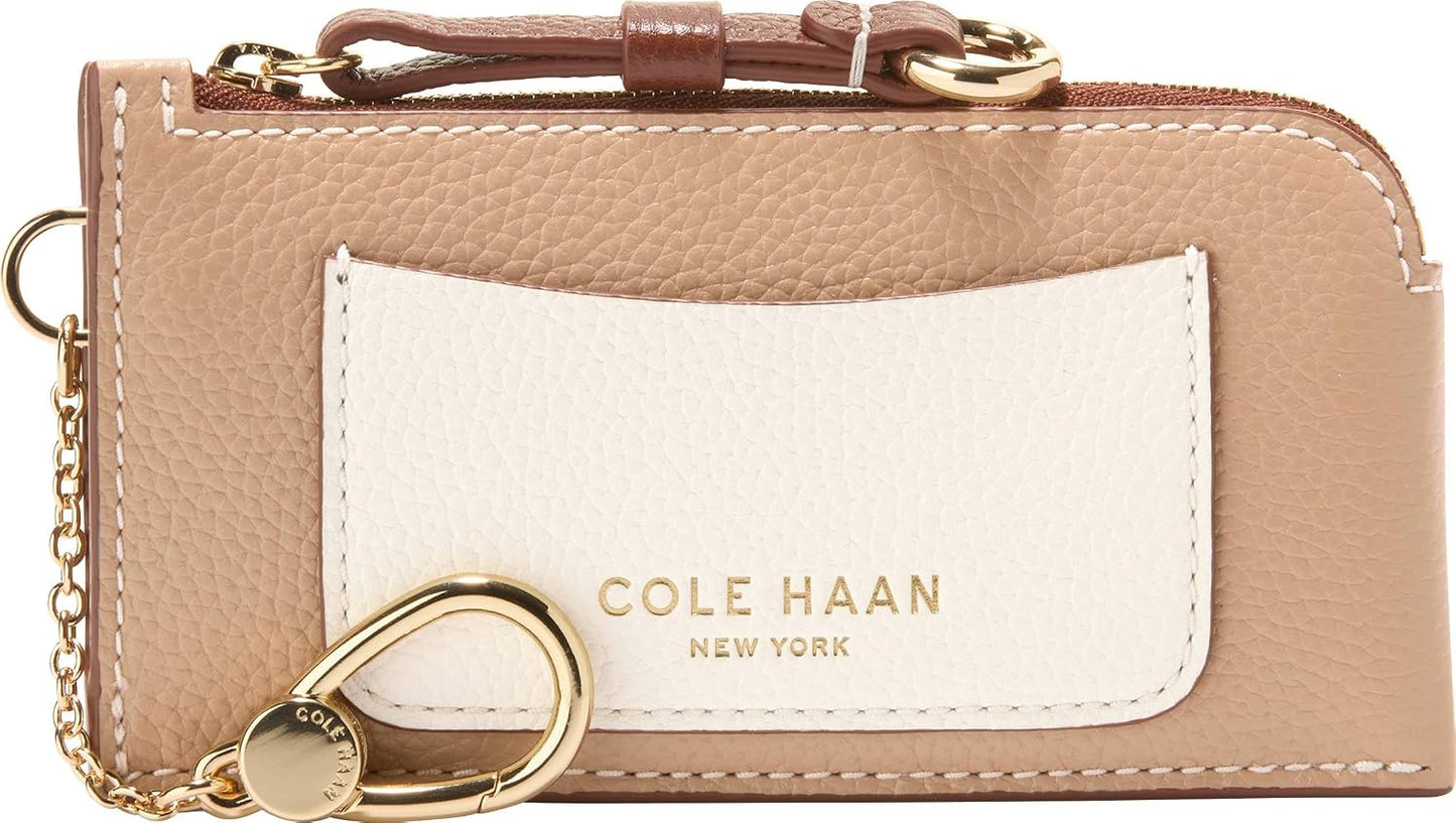 Cole Haan Cartera de tarjeta de crédito esencial para mujer, Arena...