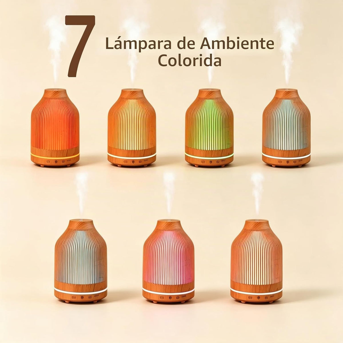 Diffuserlove Difusor de aceite esencial, humidificador de aroma peq...