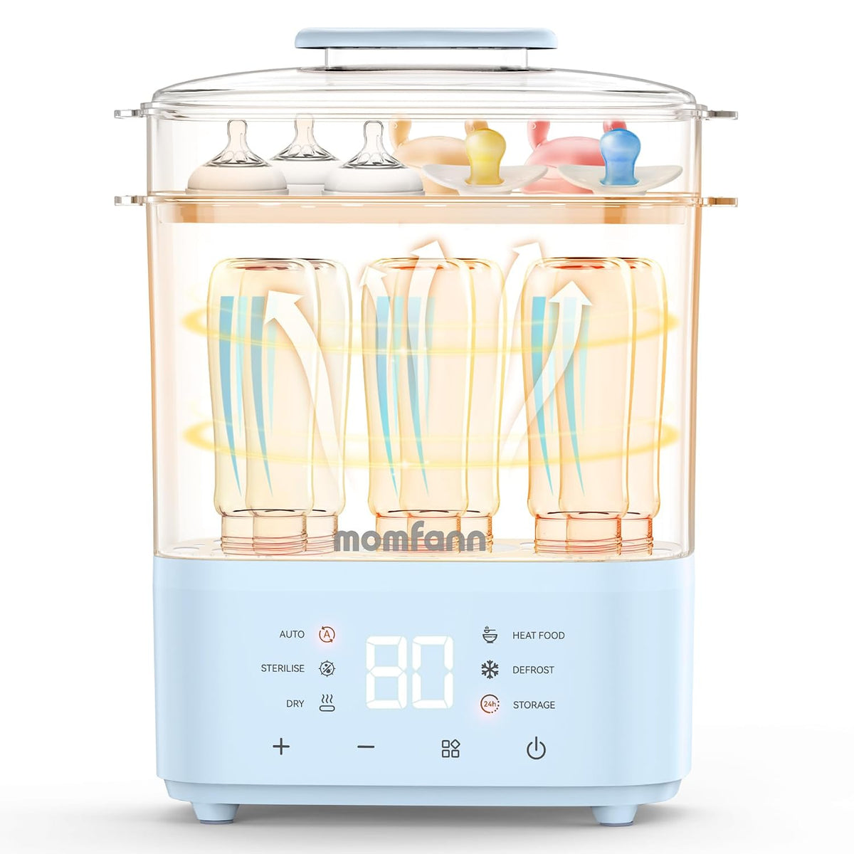 Esterilizador y secador de botellas, esterilizador eléctrico de vap...