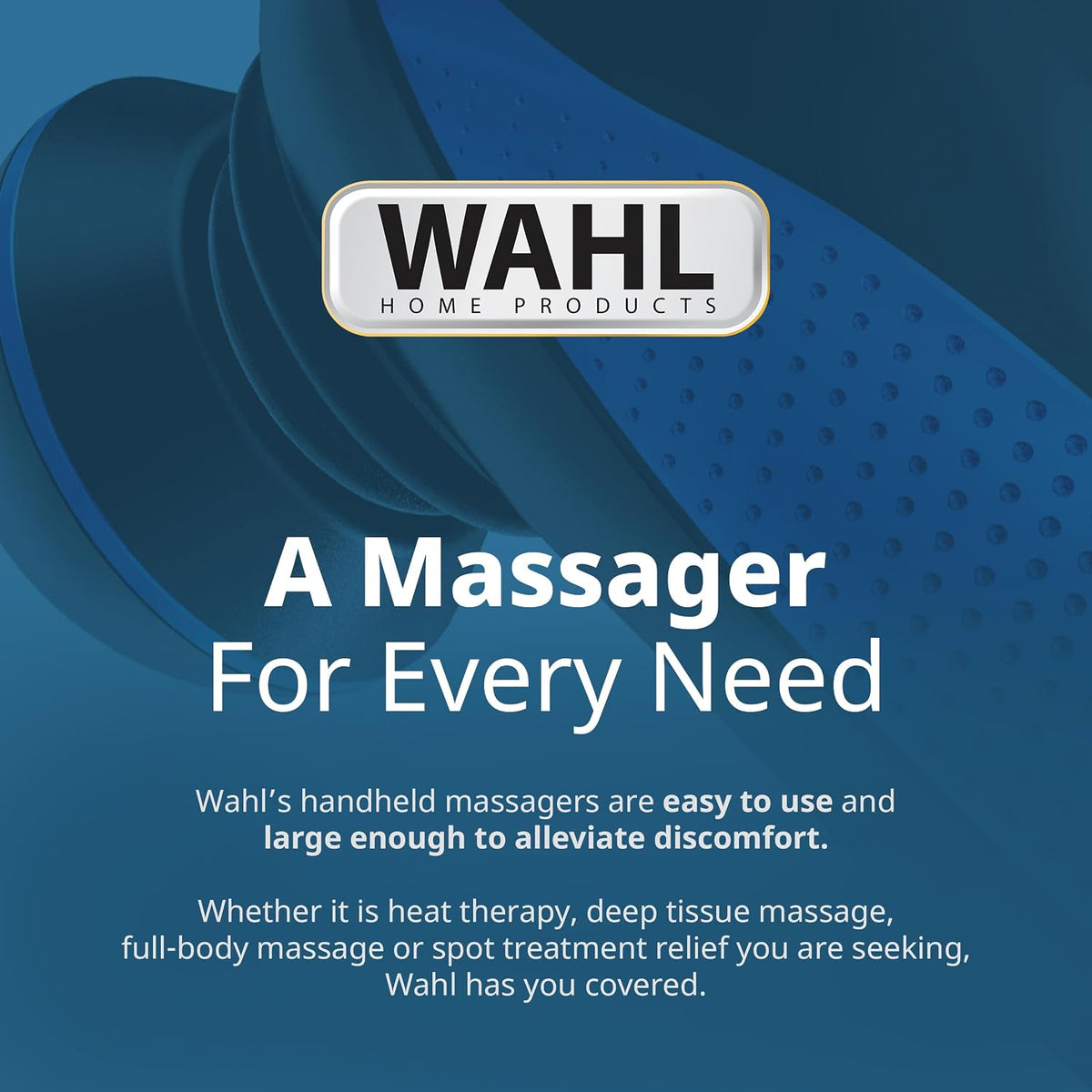 Wahl Masajeador de mano de percusión de tejido profundo de iones de...
