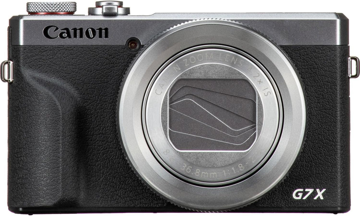 Canon PowerShot - Cámara digital G7 X Mark III (plateado) Sensor de...