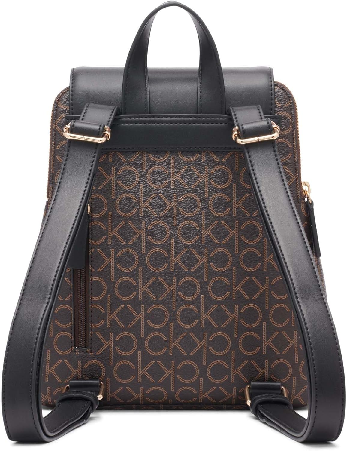 Calvin Klein mochila Elaine Signature Key Item con solapa para muje...
