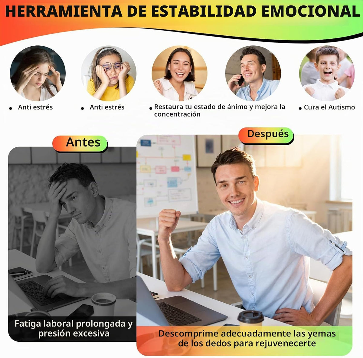 550+ piezas de juguetes sensoriales, juguetes antiestrés para adult...