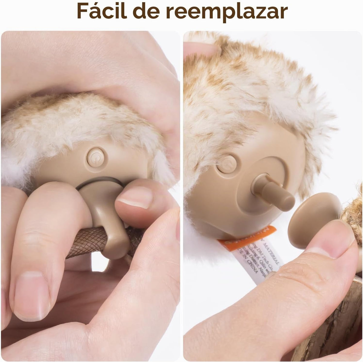 Migipaws Paquete de 3 colas de repuesto para gatos MigiMouse compat...