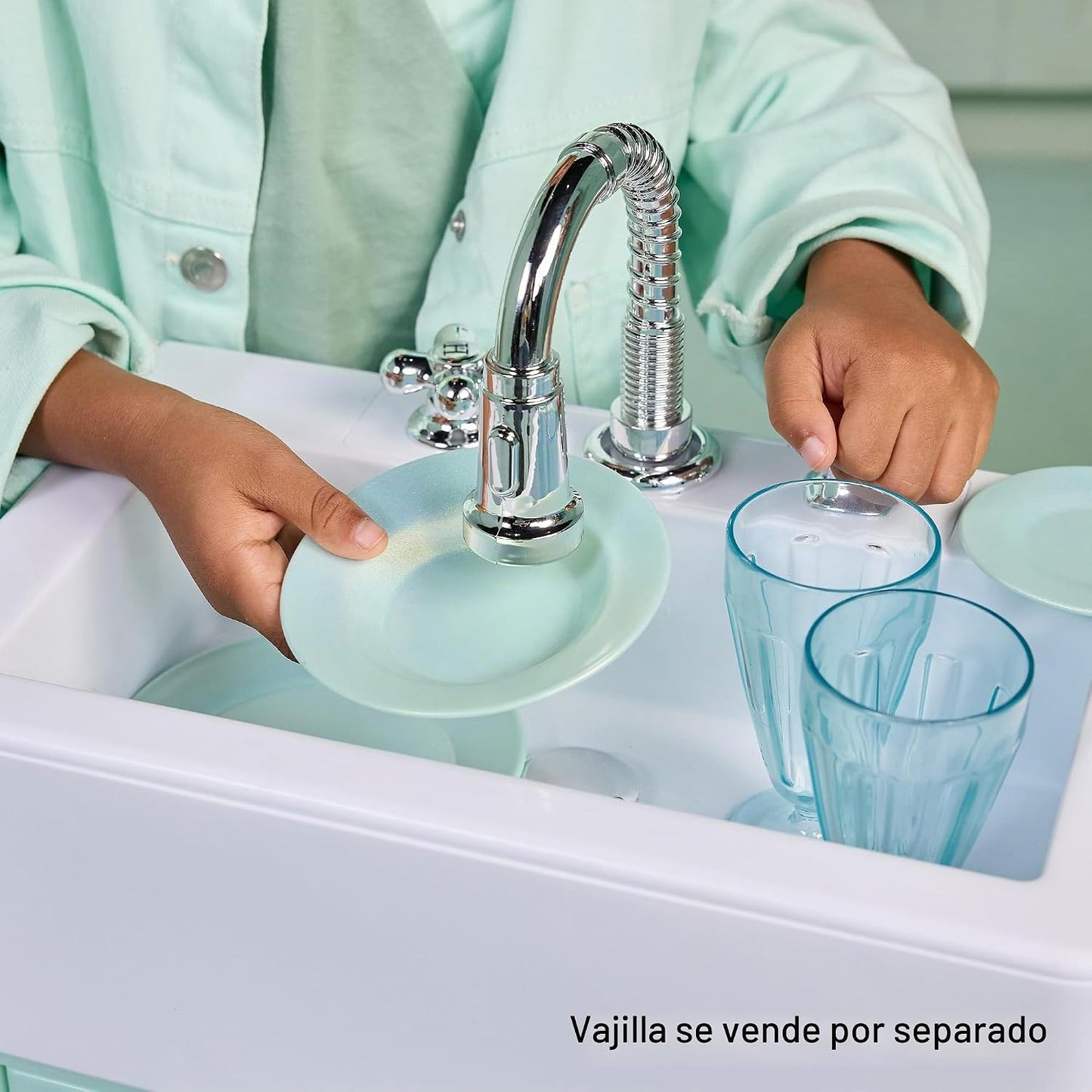 Little Tikes Sweet Spaces - Fregadero modular de cocina, espuma de...