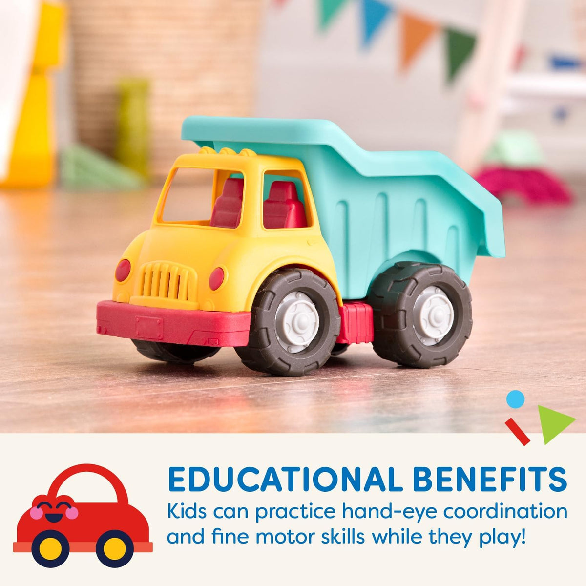 Battat \u2013 Wonder Wheels \u2013 Camión Volquete para Niños Peque...