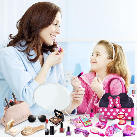 Kaodezhu Juego de monedero para niñas pequeñas, juego de maquillaje...