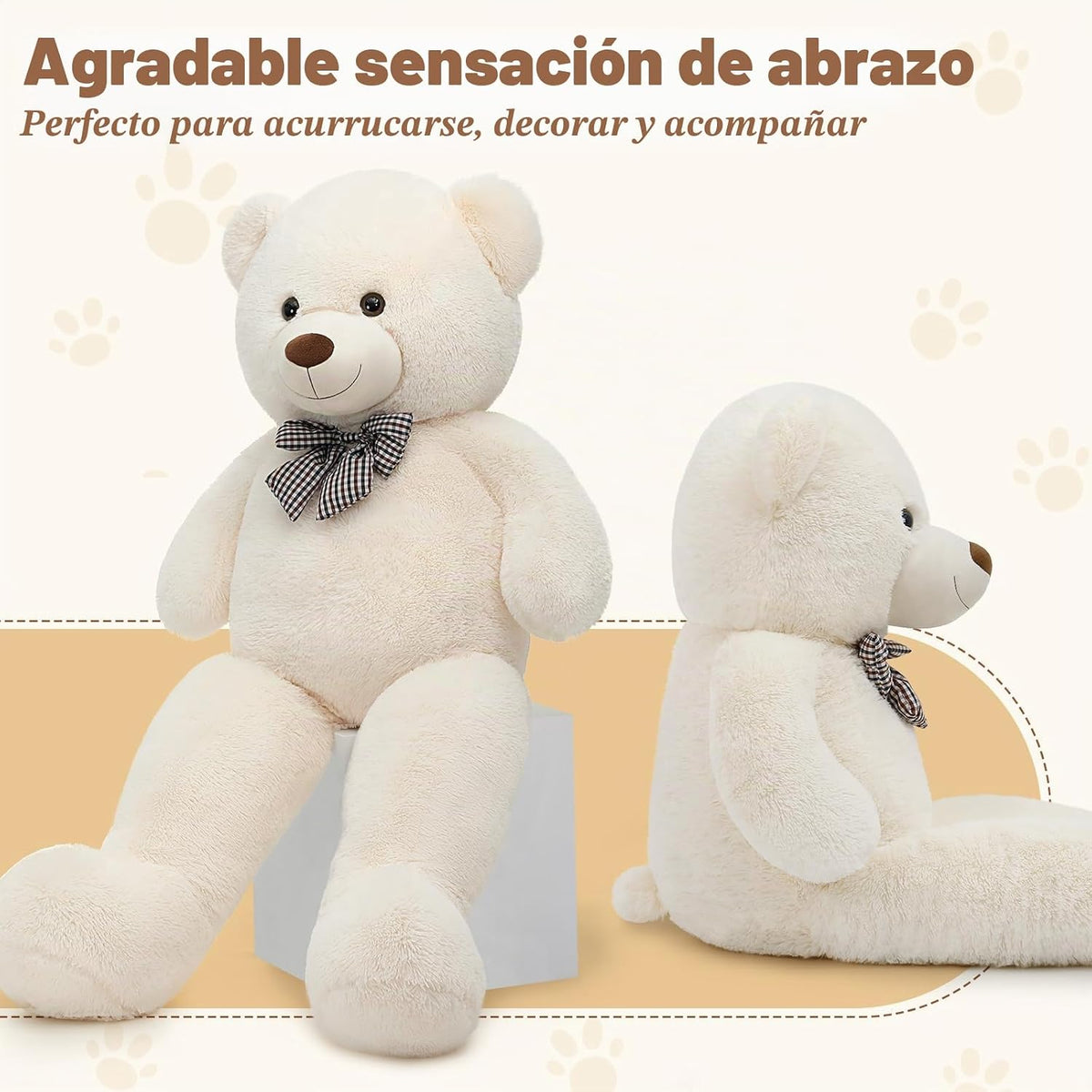 MaoGoLan Oso de Peluche Gigante Jumbo de Tamaño Real de 55 Pulgadas...