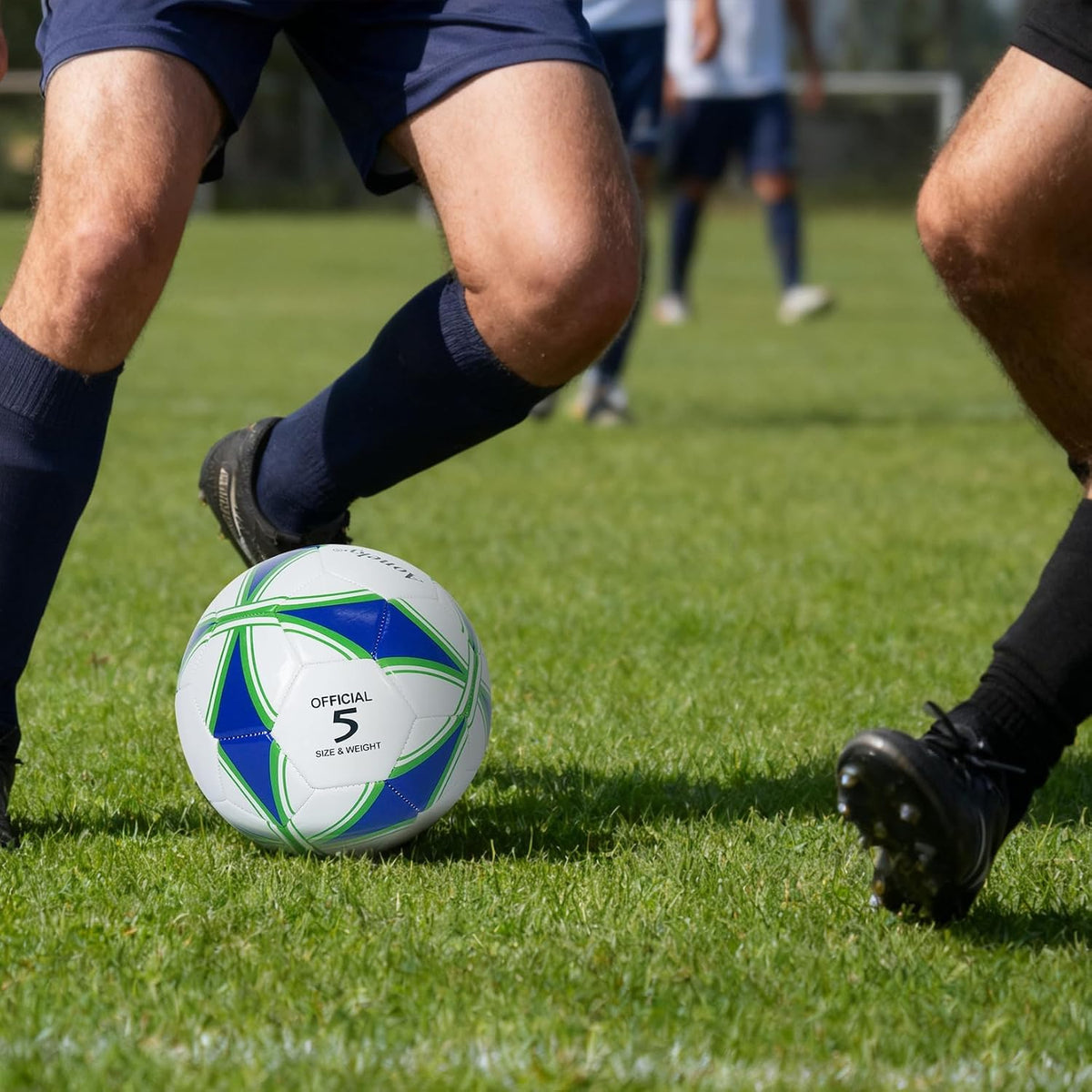 Aoneky Balón de fútbol tradicional de tamaño 5 para adultos, se env...