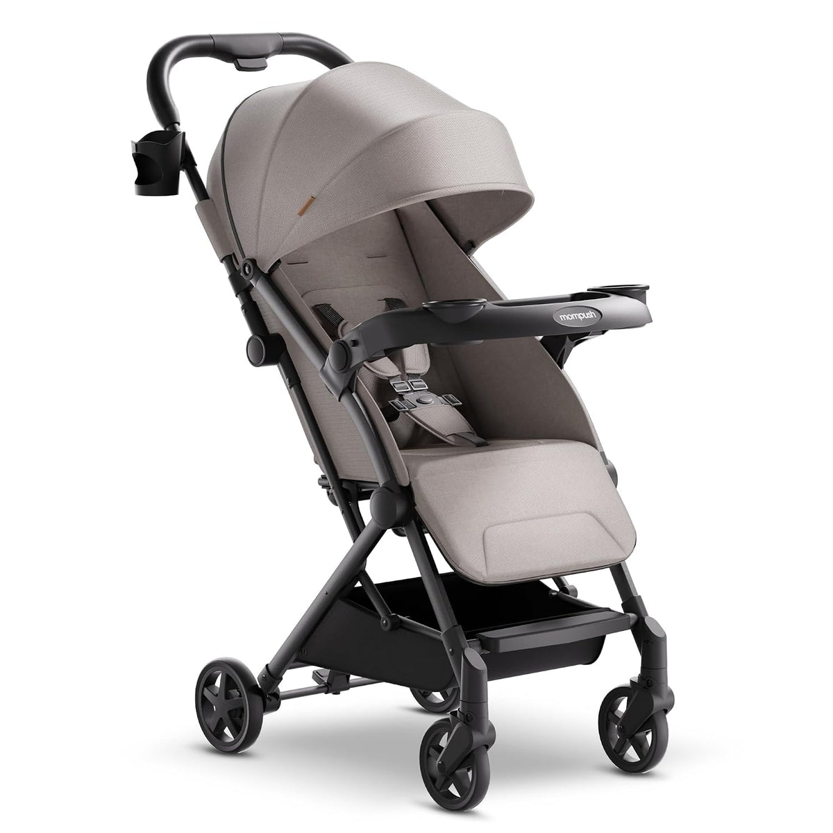 Mompush Lithe V2 - Cochecito de viaje ligero, cochecito de bebé com...