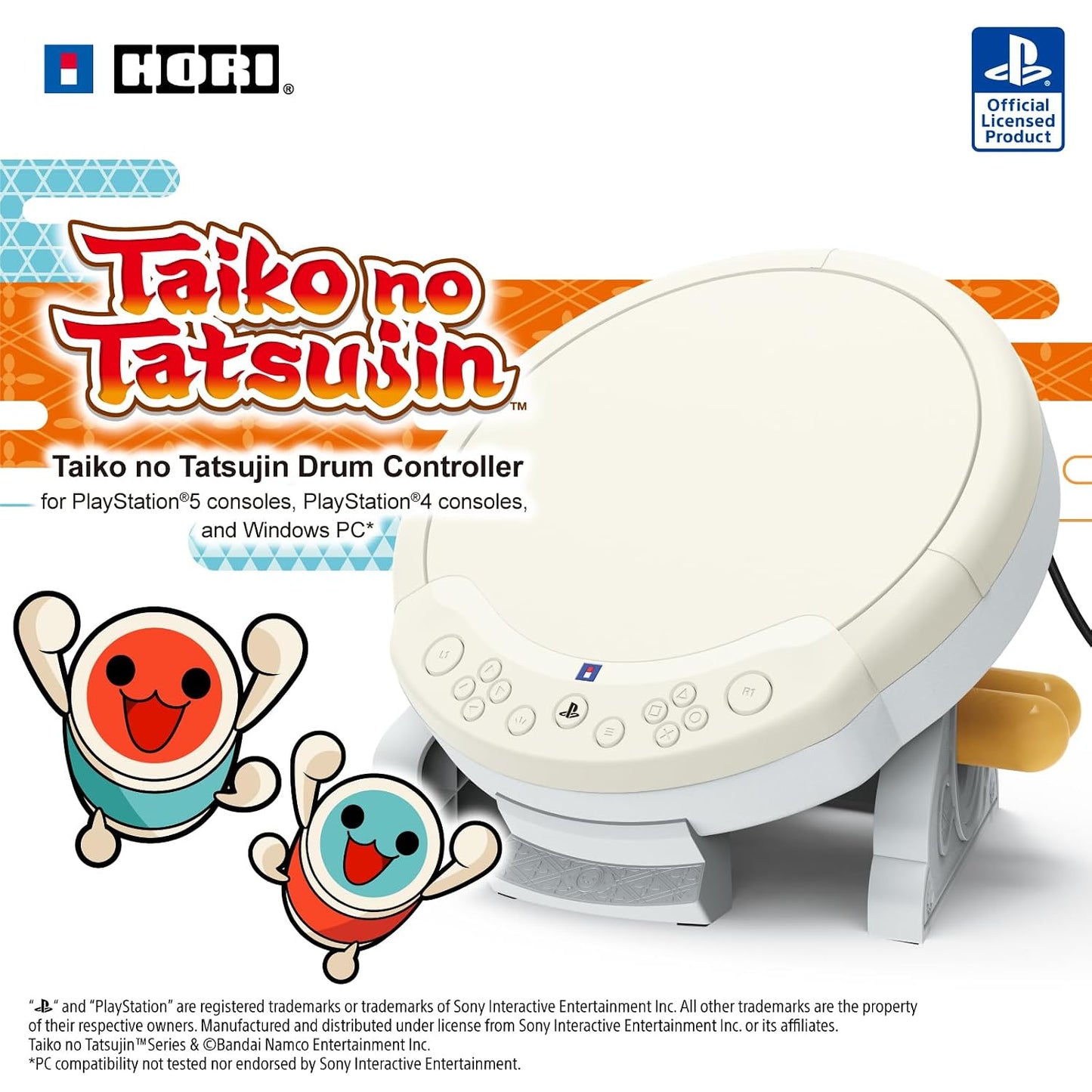 Controlador de batería HORI Taiko No Tatsujin para PlayStation 5, P...