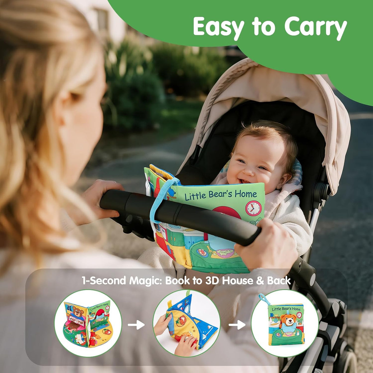 hahaland Libros para bebés de 0 a 6 meses \u2013 3D Touch and Feel...