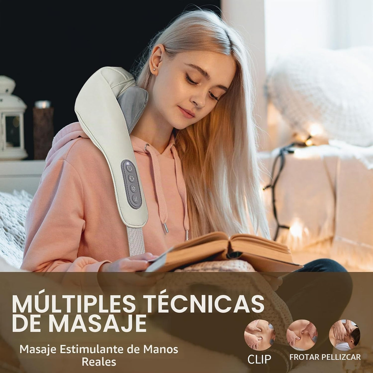 Therapexa - Masajeador de cuello y hombros, masajeador de espalda p...