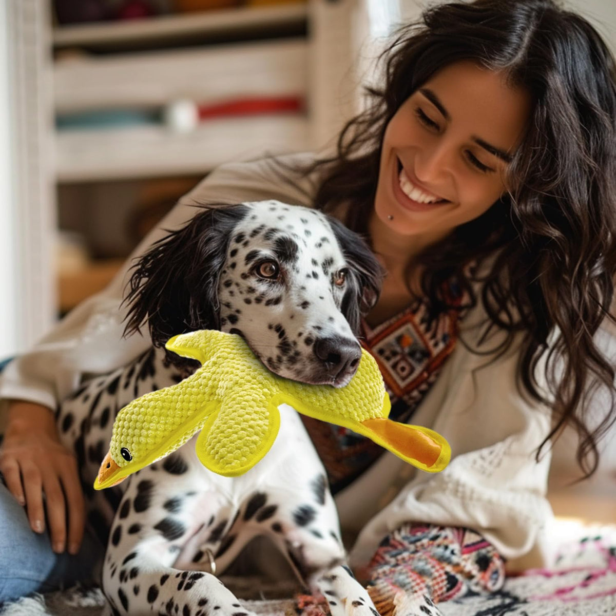 MAOOOOB Juguetes para perros sin relleno - Juguetes para morder par...