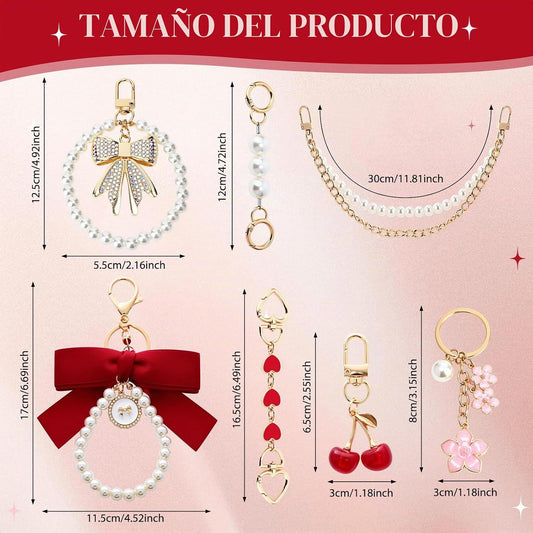 Sylixonae Juego de 7 piezas de accesorios para monedero con extenso...