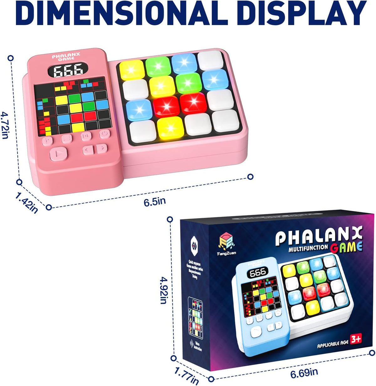HDPERMNO Juego de rompecabezas electrónico, juego digital interacti...