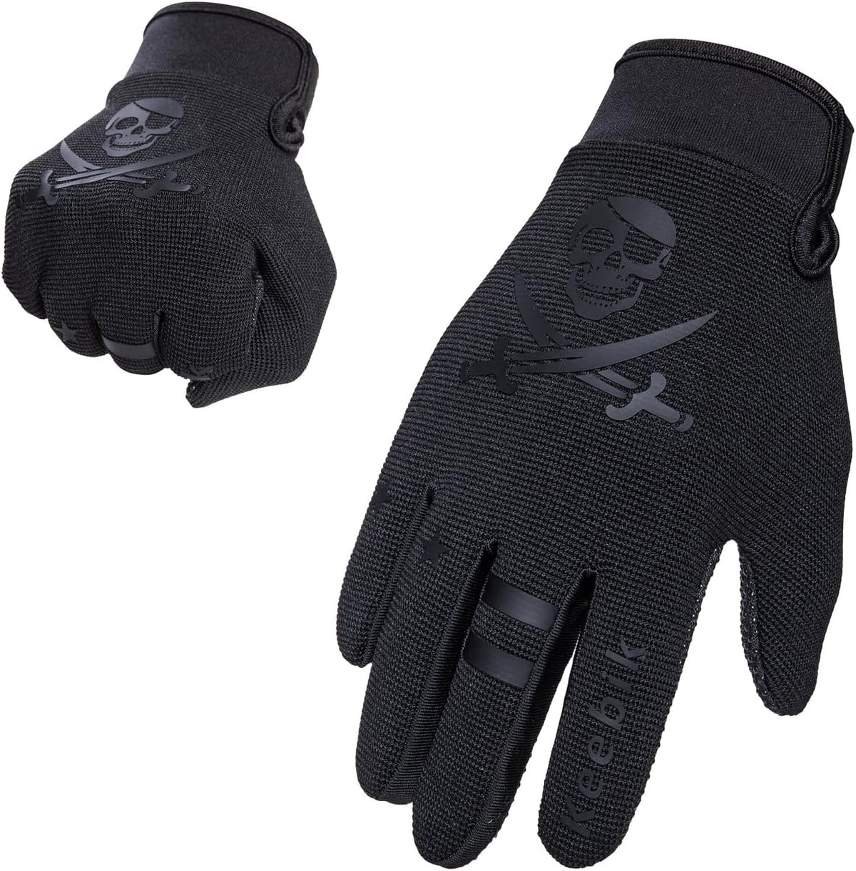Keebik Guantes de moto de cross para niños, niños y jóvenes, guante...
