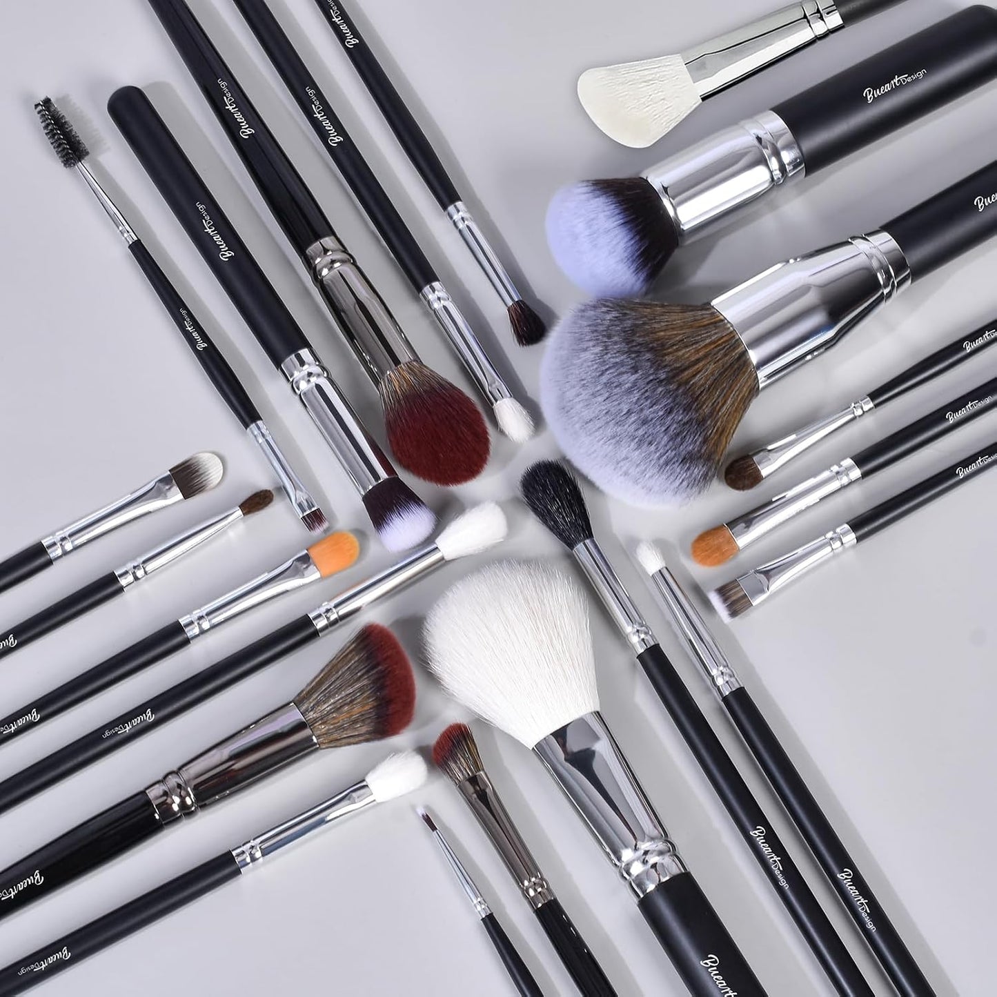 Bueart Design Pro maquillaje Artista 34Pcs Juego de brochas de maqu...