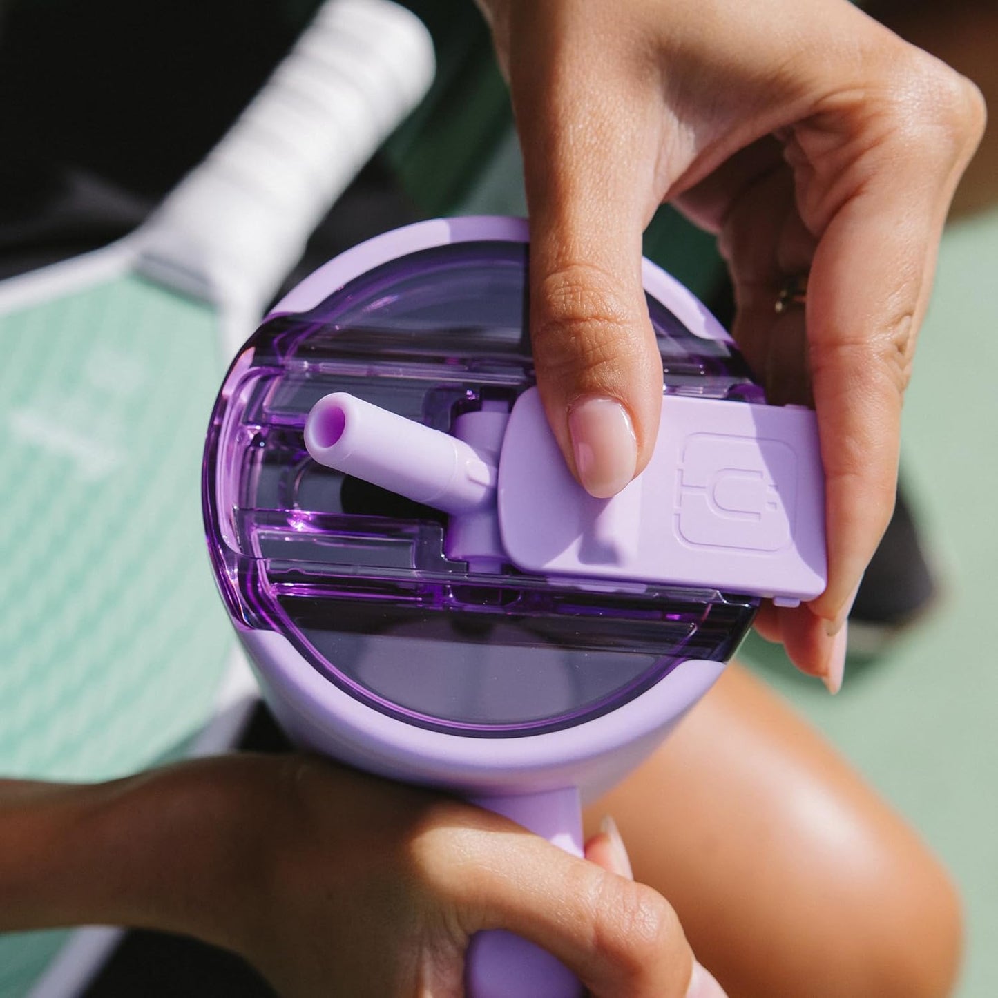 BrüMate Era Flip - Vaso de 40 onzas con tapa con pajilla cubierta 1...