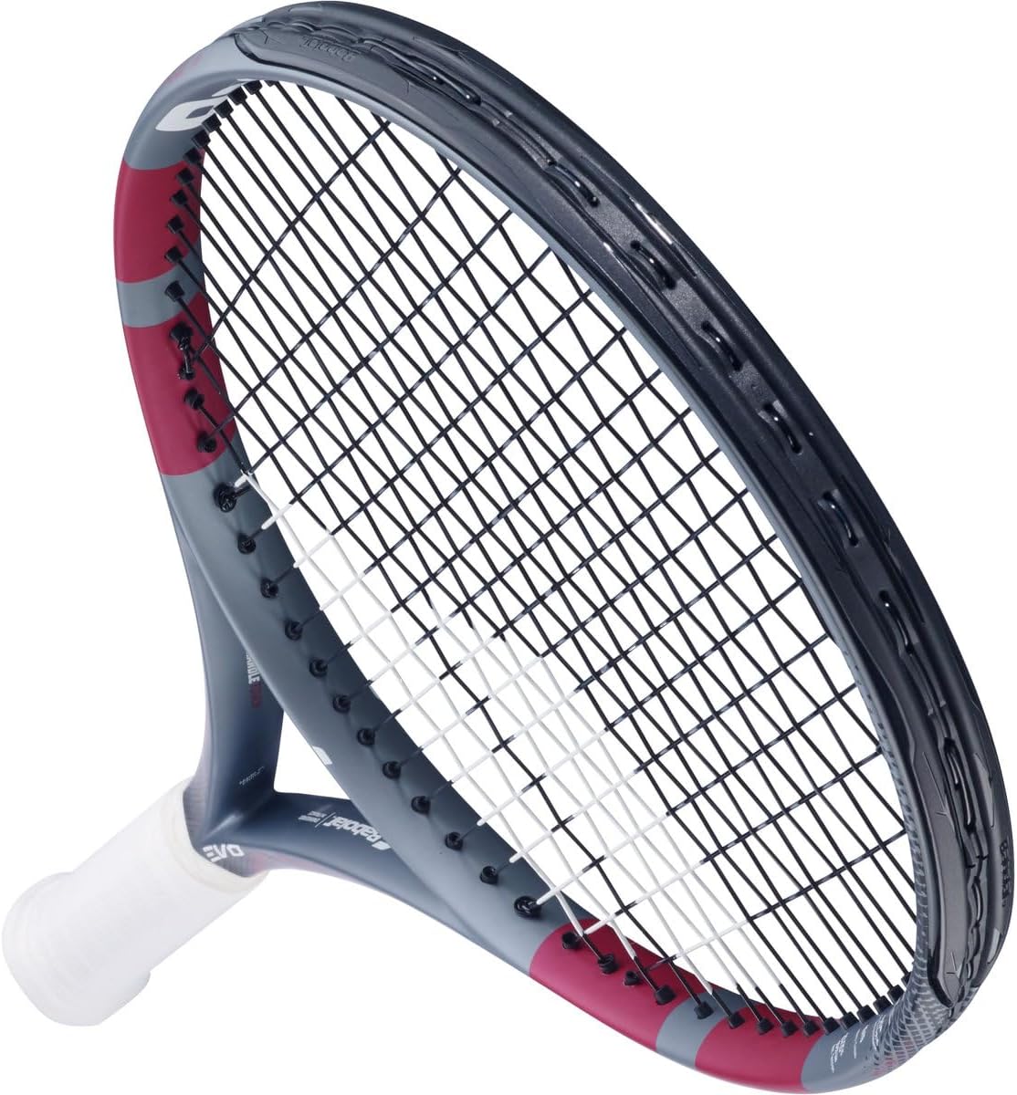 Babolat Evo Aero Lite - Raqueta de tenis de cuerda, gris\/rosa fram...