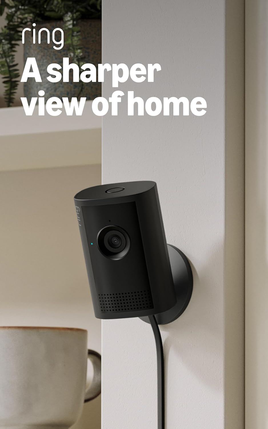 Cámara para interiores 2K Ring (último modelo): Retinal 2K para una...