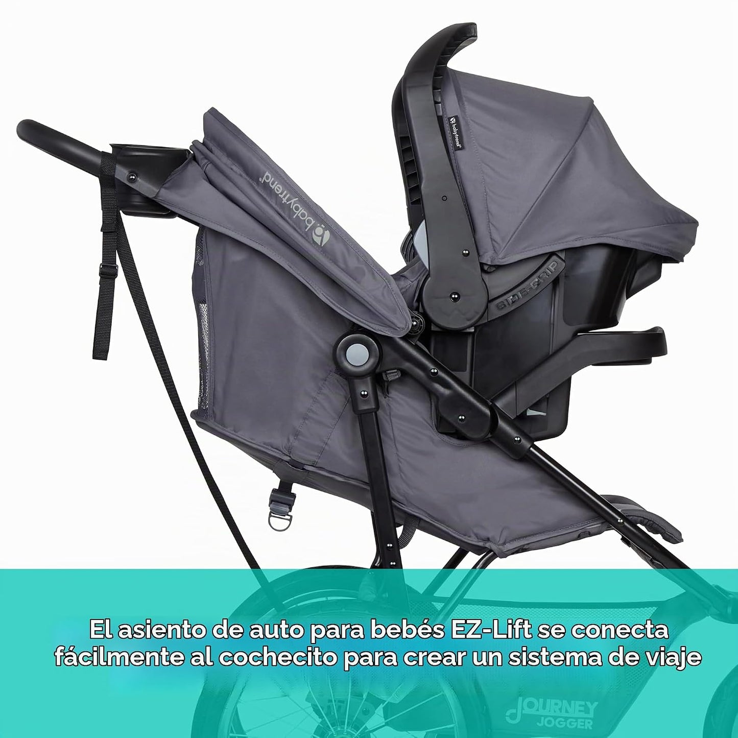 Baby Trend Sistema de Viaje Journey Jogger, Gris Estelar