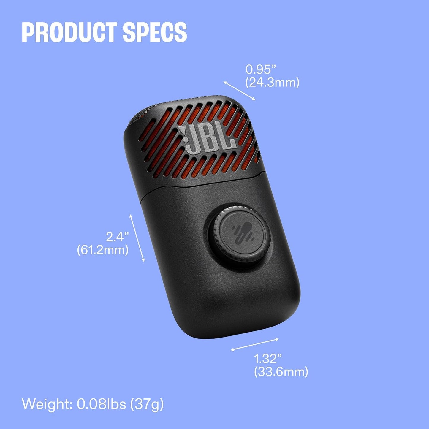JBL EasySing Mic Mini - Mini micrófono alimentado por IA con extrac...