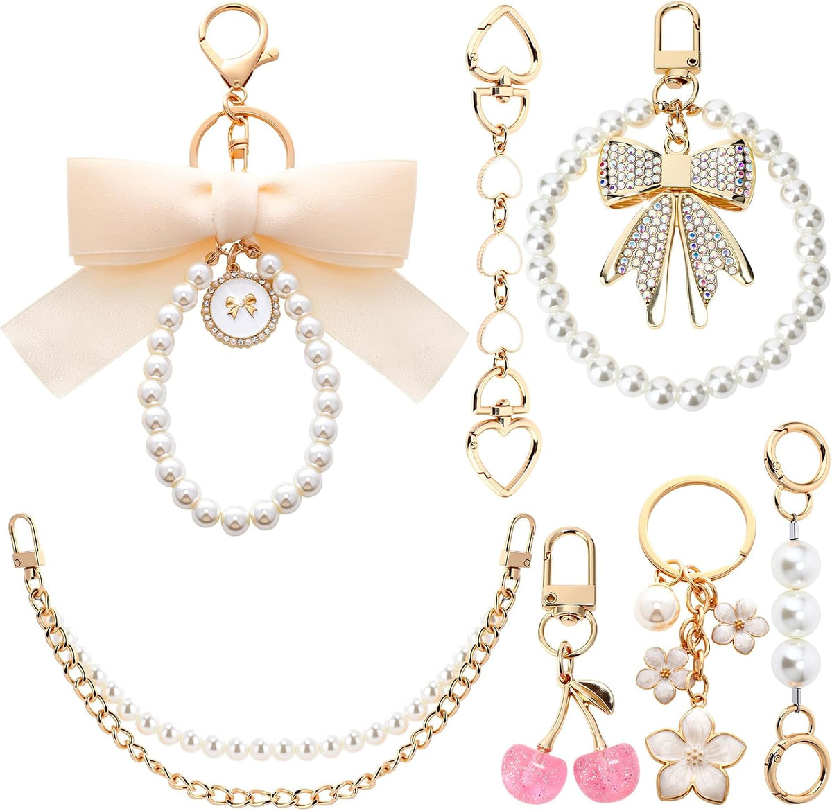 Sylixonae Juego de 7 piezas de accesorios para monedero con extenso...