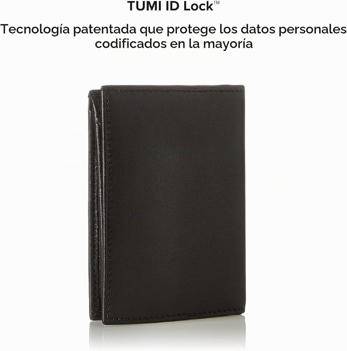 TUMI - Cartera Delta L-Fold con RFID ID Lock para Hombre - Negro, N...