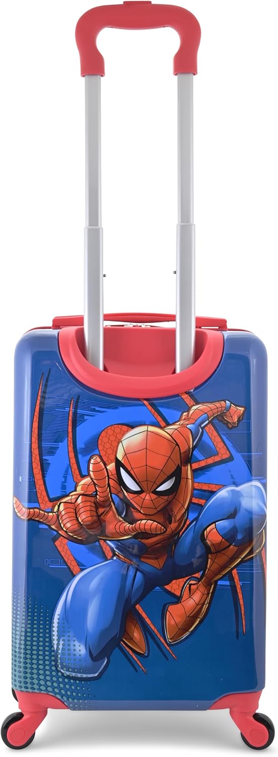 Fast Forward Marvel Spiderman - Maleta rígida de 20 pulgadas, bonit...