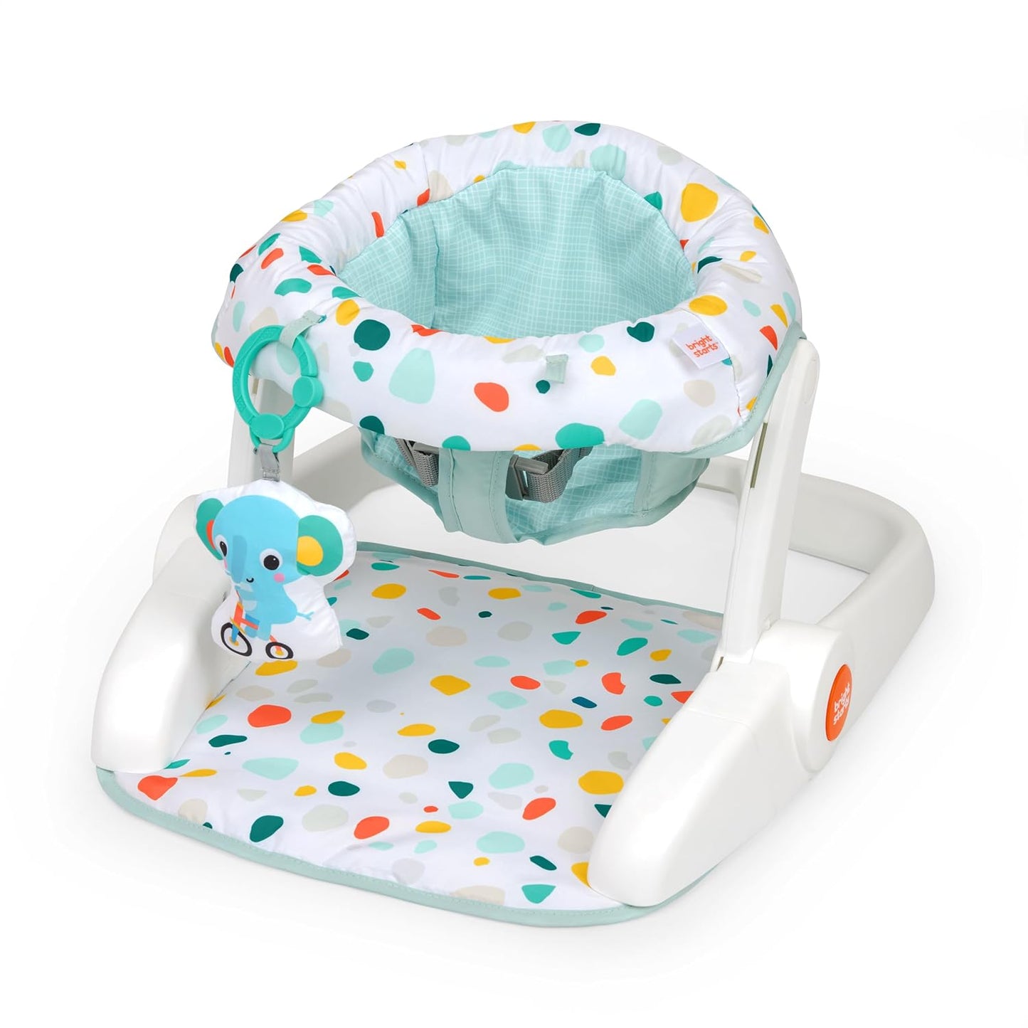 Bright Starts Asiento de piso para aprender a sentarse, 2 posicione...