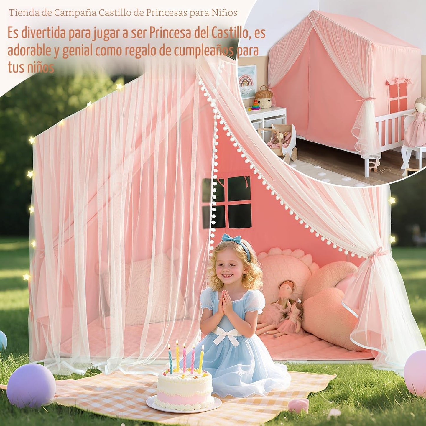 Tienda de campaña para niños con alfombra, tiendas de campaña para...