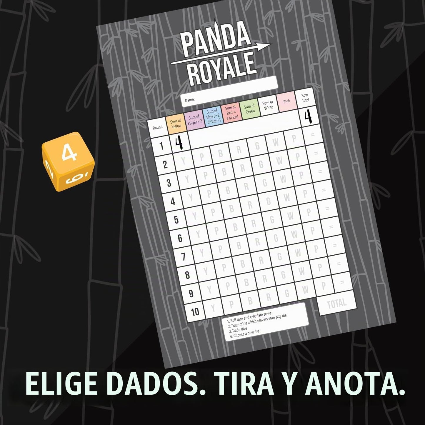 Panda Royale | Un juego de dados enérgico para 10 jugadores | Ideal...